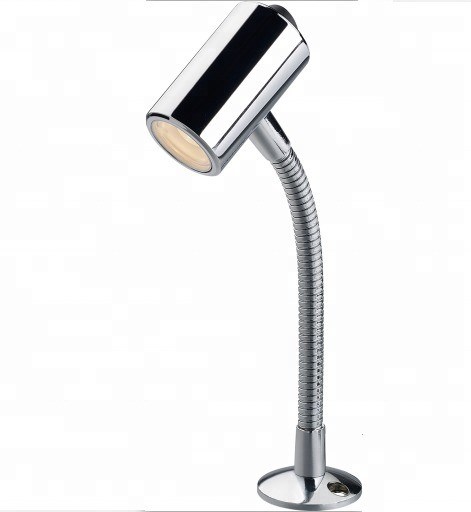 Middle Size Flexible Gooseneck LED Desk and Table Reading Lamp for Night Light in Hotels